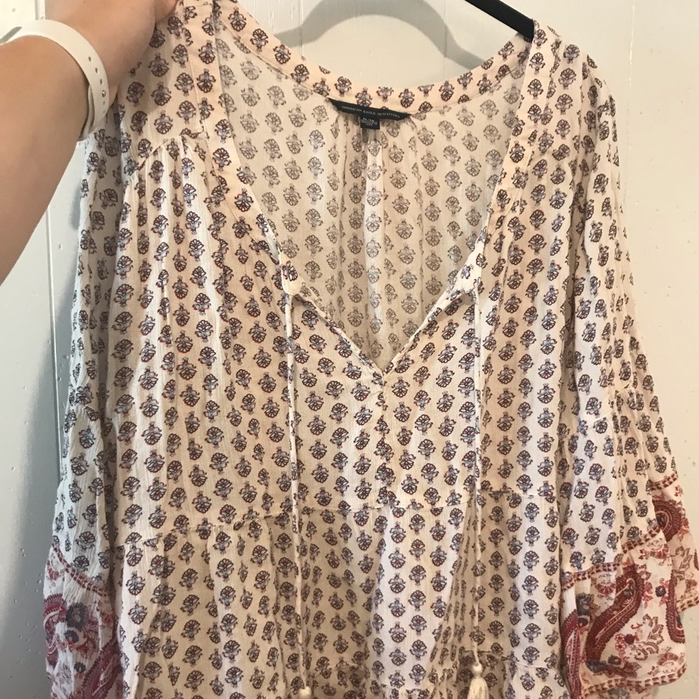 American Eagle Peasant Blouse